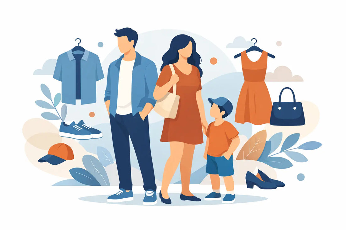 Clothing for Men Women and Children