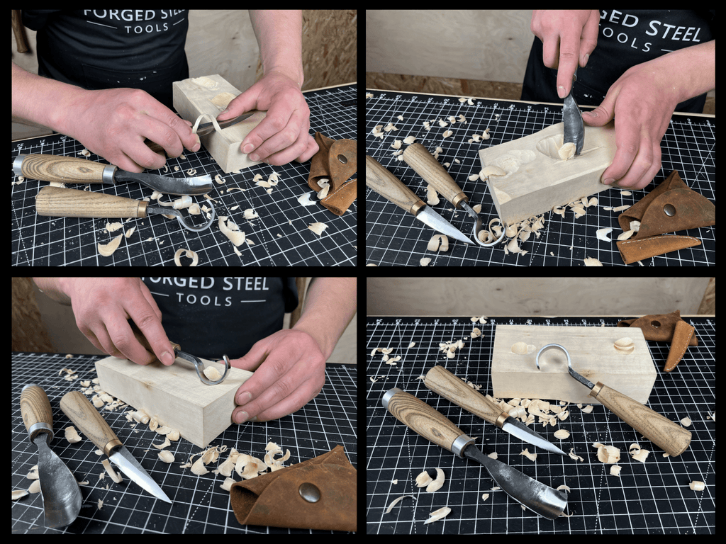 3-Piece Spoon Carving Tool Set