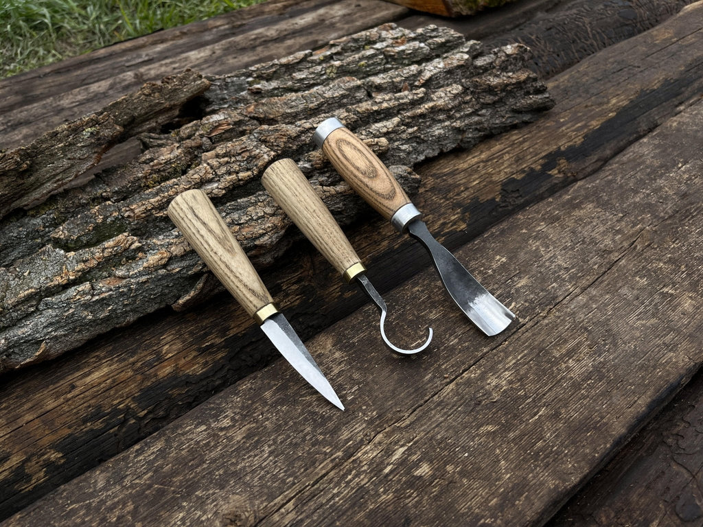3-Piece Spoon Carving Tool Set