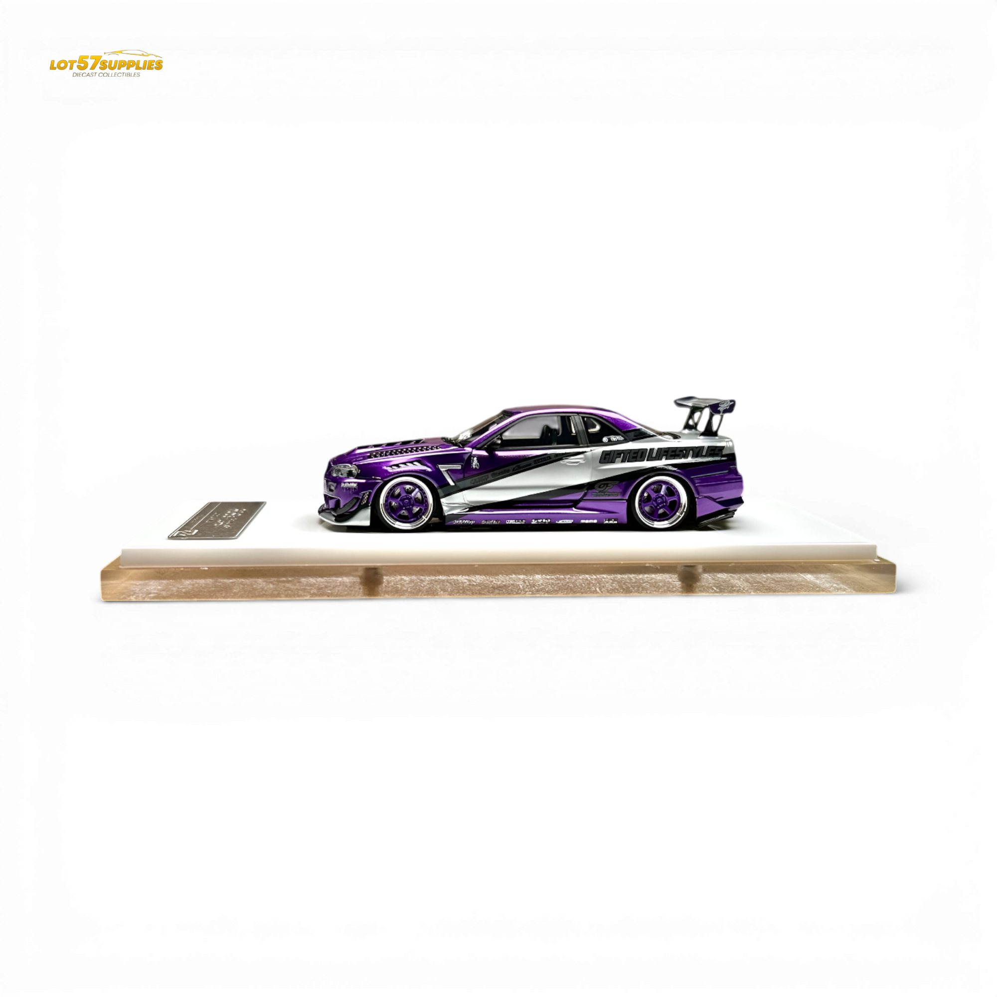 404ERROR x LOT 57 RYOHE's Skyline R34 "GIFTED" Resin 1:64