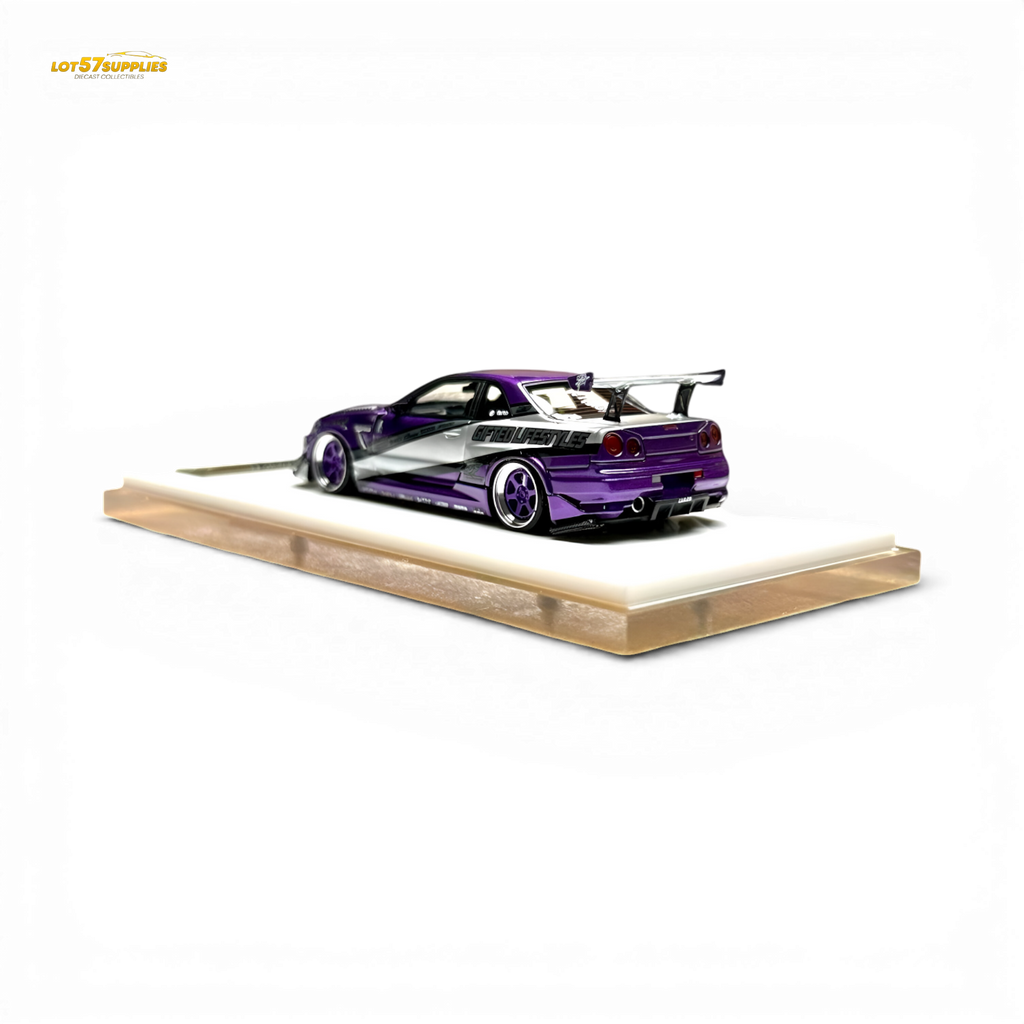 404ERROR x LOT 57 RYOHE's Skyline R34 "GIFTED" Resin 1:64