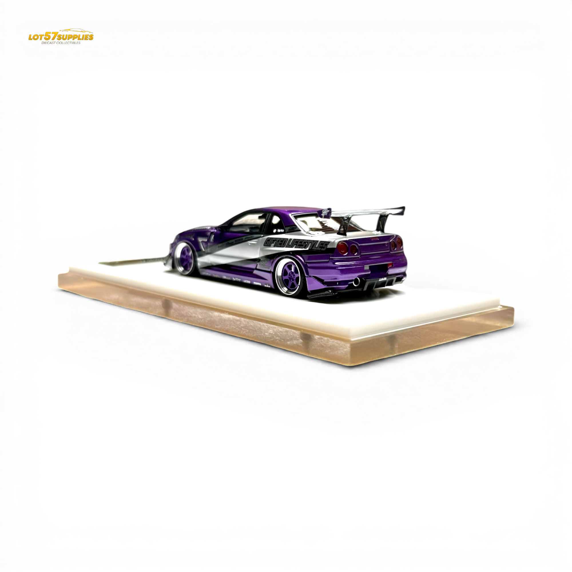 404ERROR x LOT 57 RYOHE's Skyline R34 "GIFTED" Resin 1:64