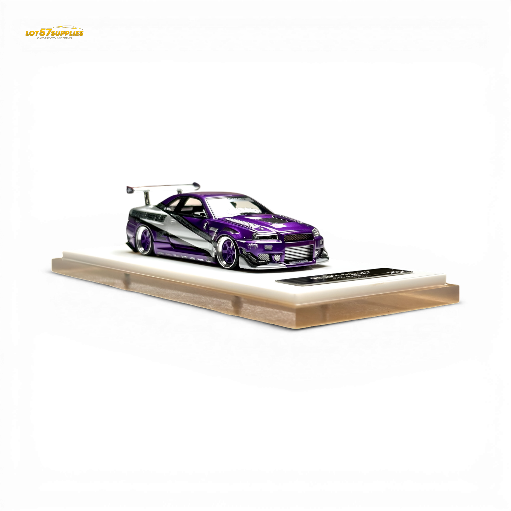 404ERROR x LOT 57 RYOHE's Skyline R34 "GIFTED" Resin 1:64
