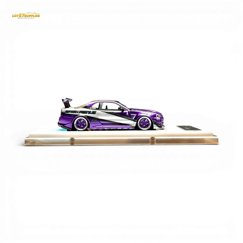 404ERROR x LOT 57 RYOHE's Skyline R34 "GIFTED" Resin 1:64