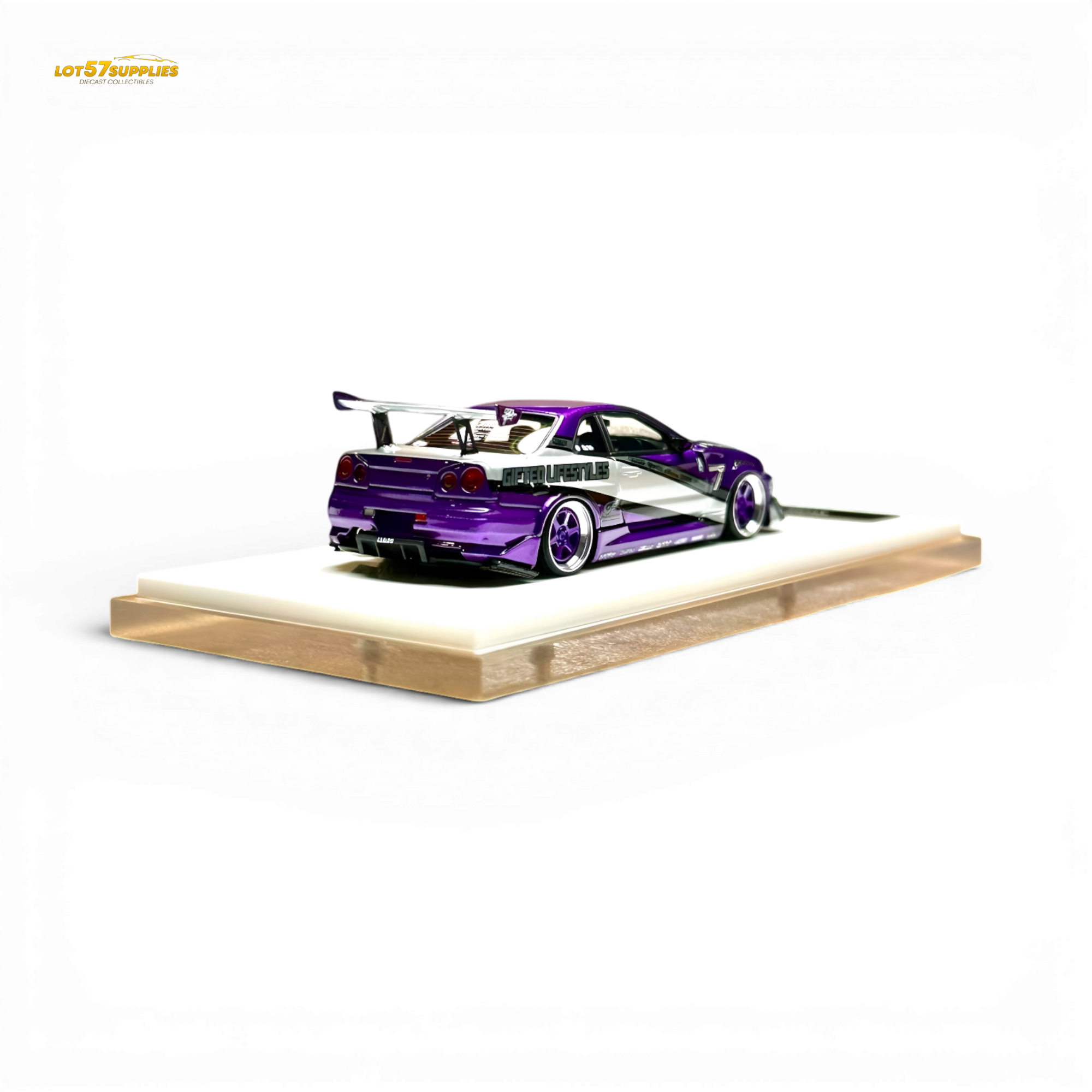 404ERROR x LOT 57 RYOHE's Skyline R34 "GIFTED" Resin 1:64