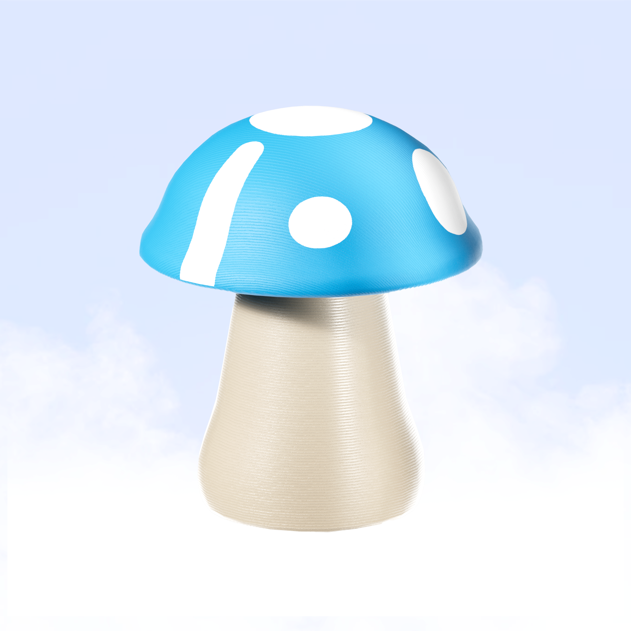 4-Pack Mushroom Knob