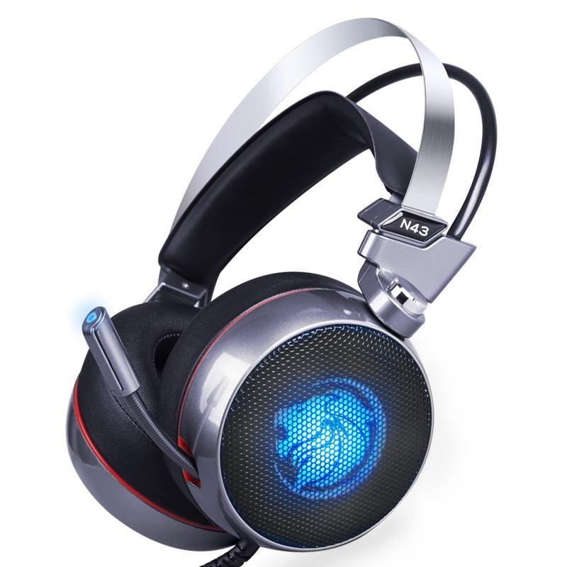 STEVVEX N43 Stereo Gaming Headset with LED & Mic