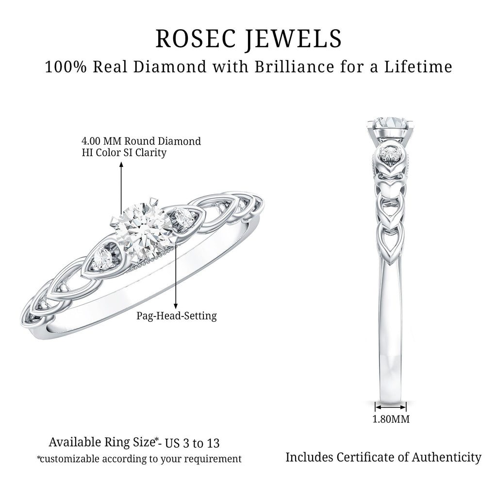 Real Diamond Minimal Promise Ring