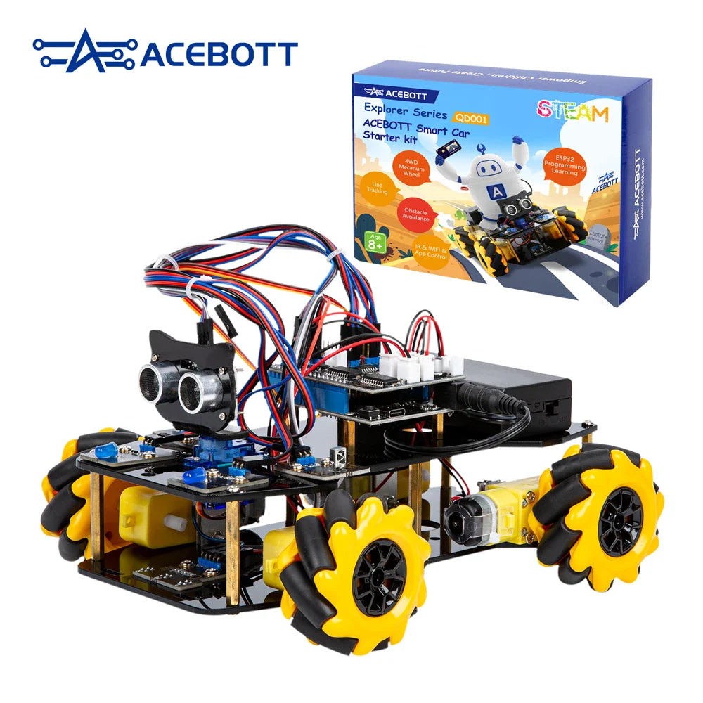 ESP32 Smart Robot Car Kit for Arduino & STEM