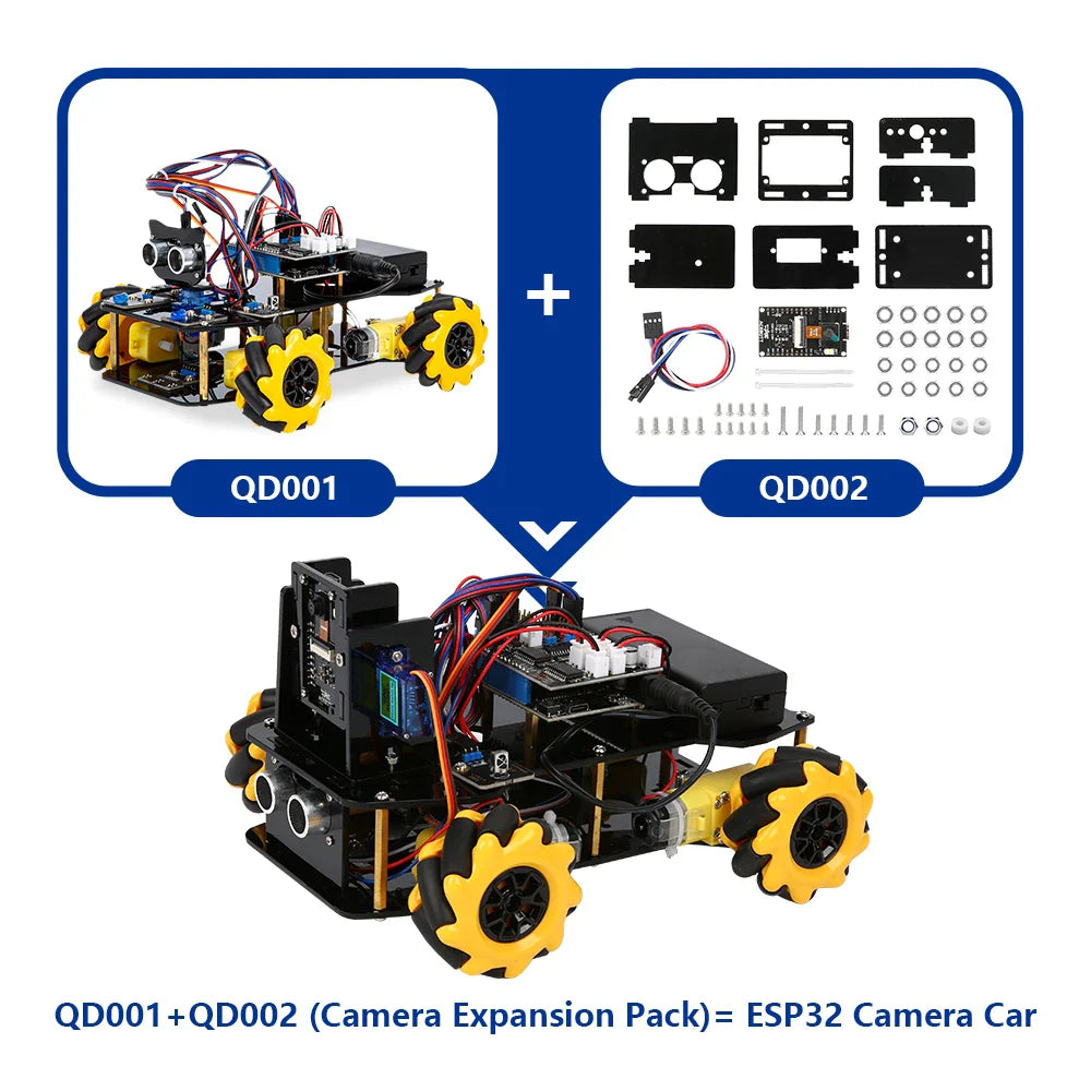 ESP32 Smart Robot Car Kit for Arduino & STEM