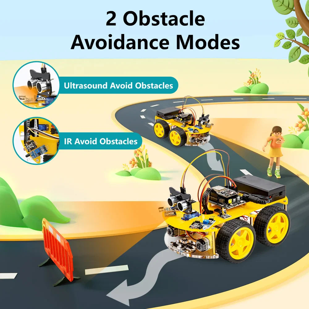 ESP32 Smart Robot Car Kit for Arduino & STEM