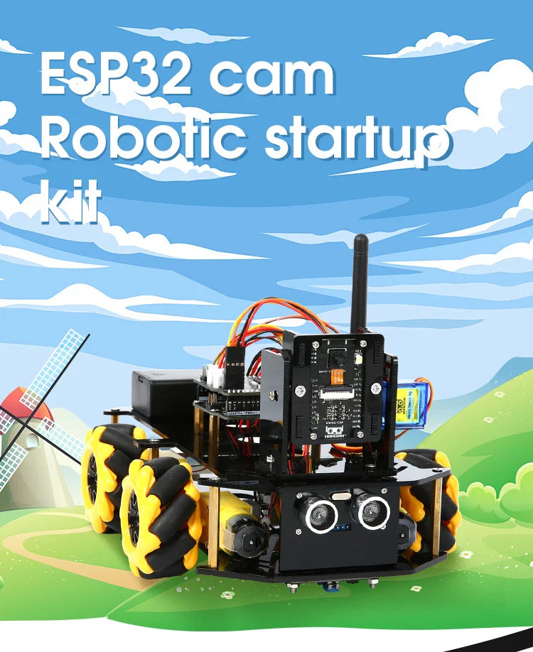 ESP32 Smart Robot Car Kit for Arduino & STEM