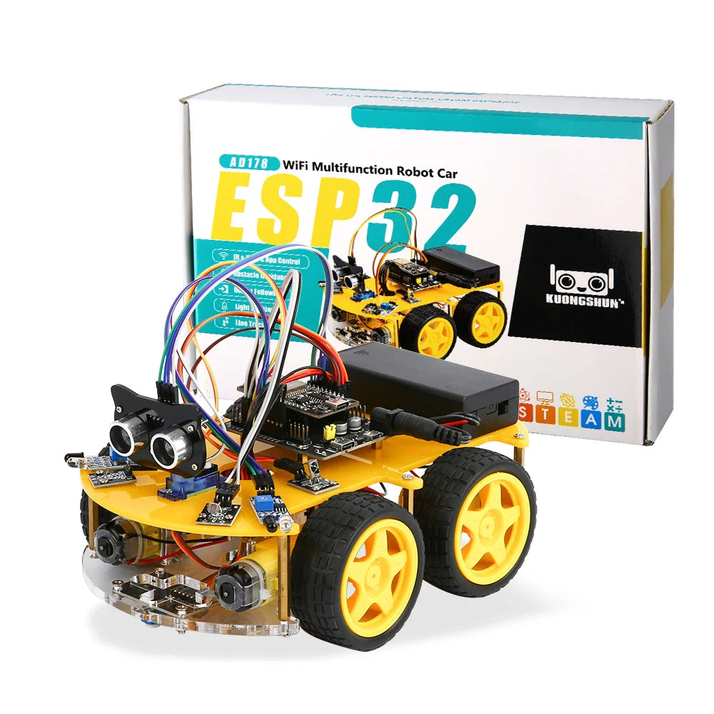 ESP32 Smart Robot Car Kit for Arduino & STEM
