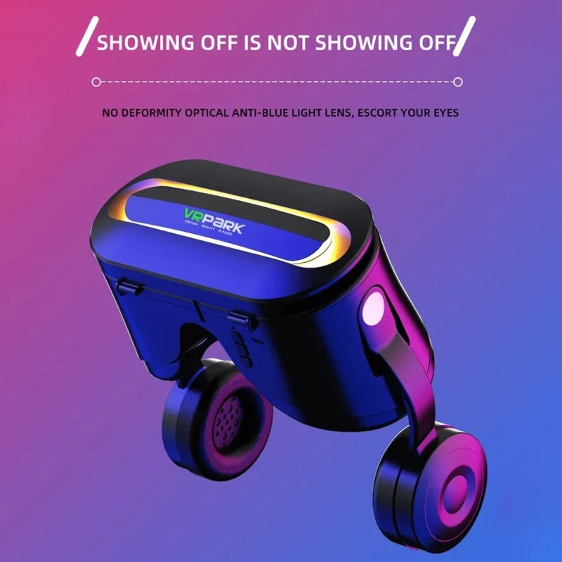 J60 Bluetooth 5.0 3D VR Smart Virtual Reality Glasses with Headset