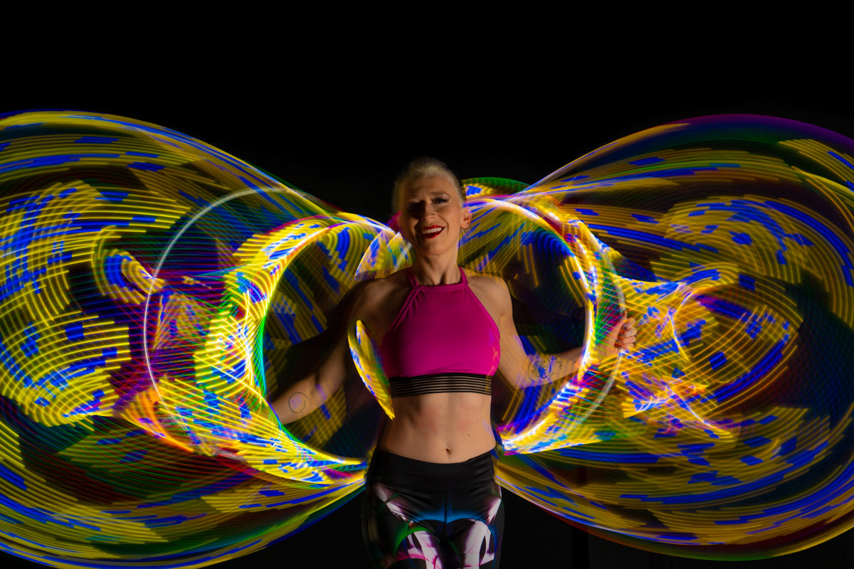 Atomic V LED Hoops