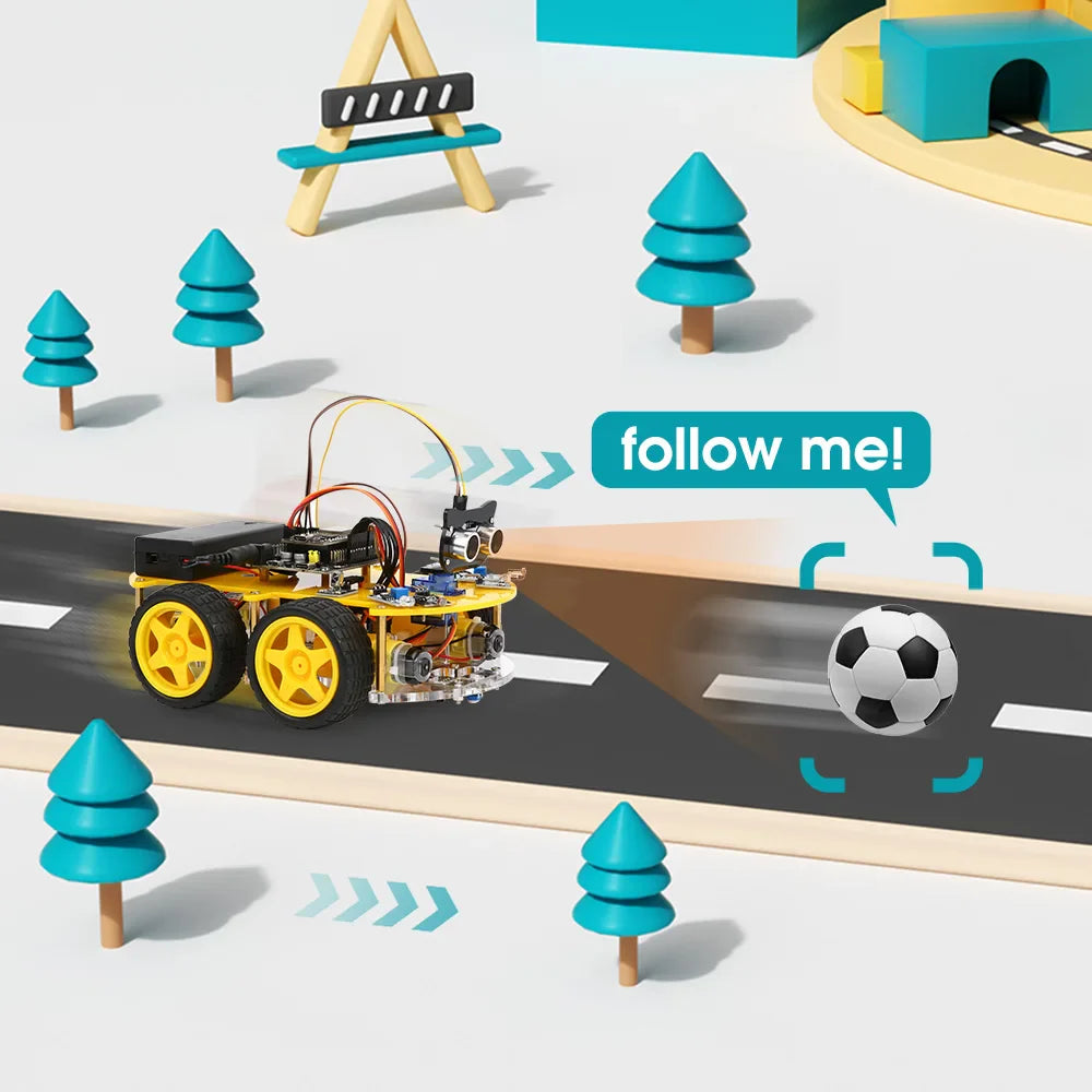 ESP32 Smart Robot Car Kit for Arduino & STEM