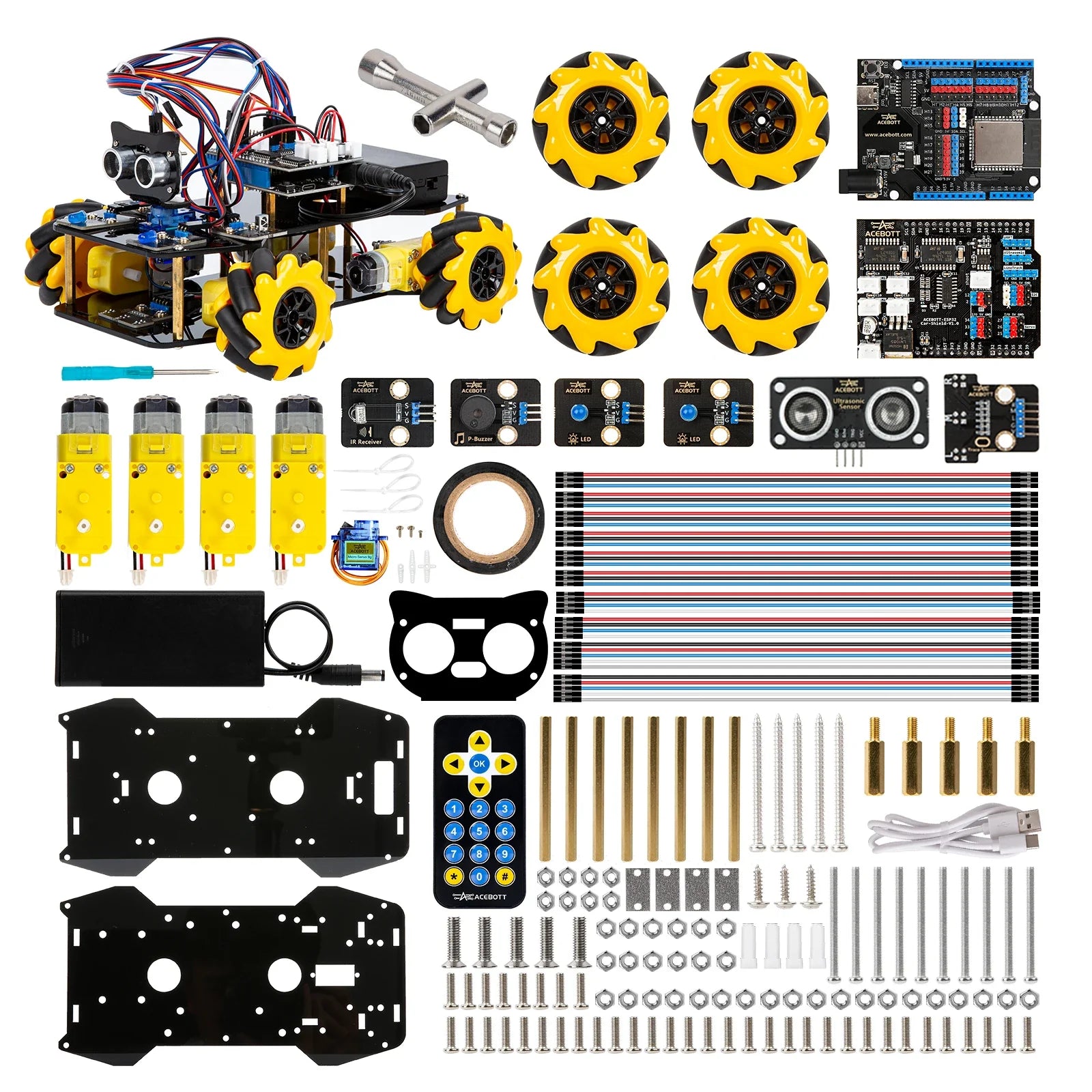 ESP32 Smart Robot Car Kit for Arduino & STEM
