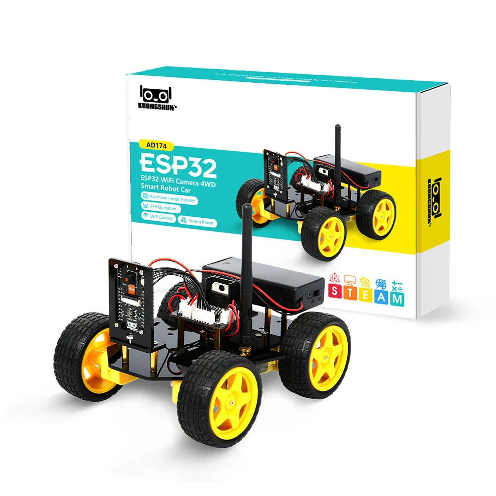 ESP32 Smart Robot Car Kit for Arduino & STEM
