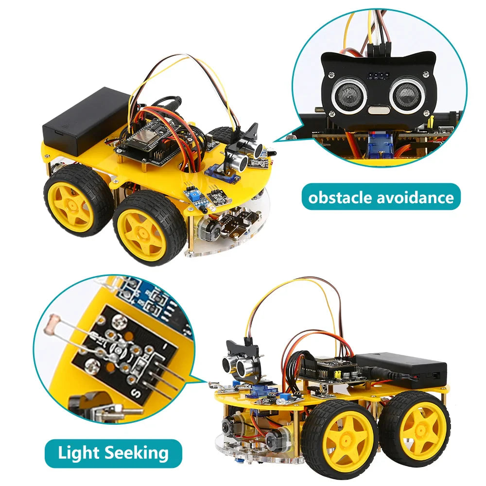 ESP32 Smart Robot Car Kit for Arduino & STEM