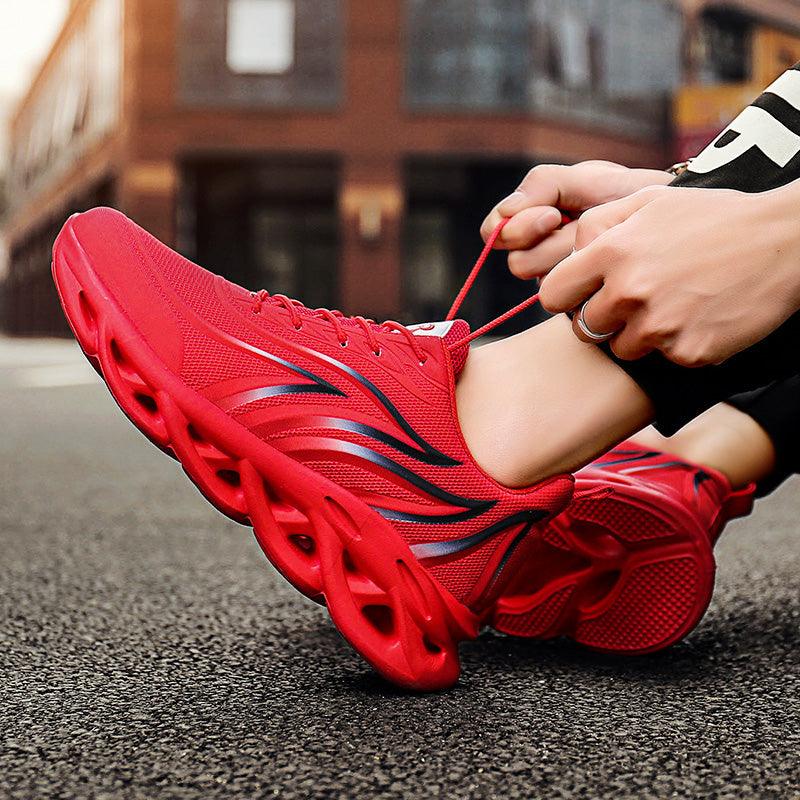 Casual Men's Running Sneakers Light Blade Breathable Comfortable Lightweight Men Jogging Breathable Tennis Sport Shoes For Workout Walking Outdoor Sport Gym