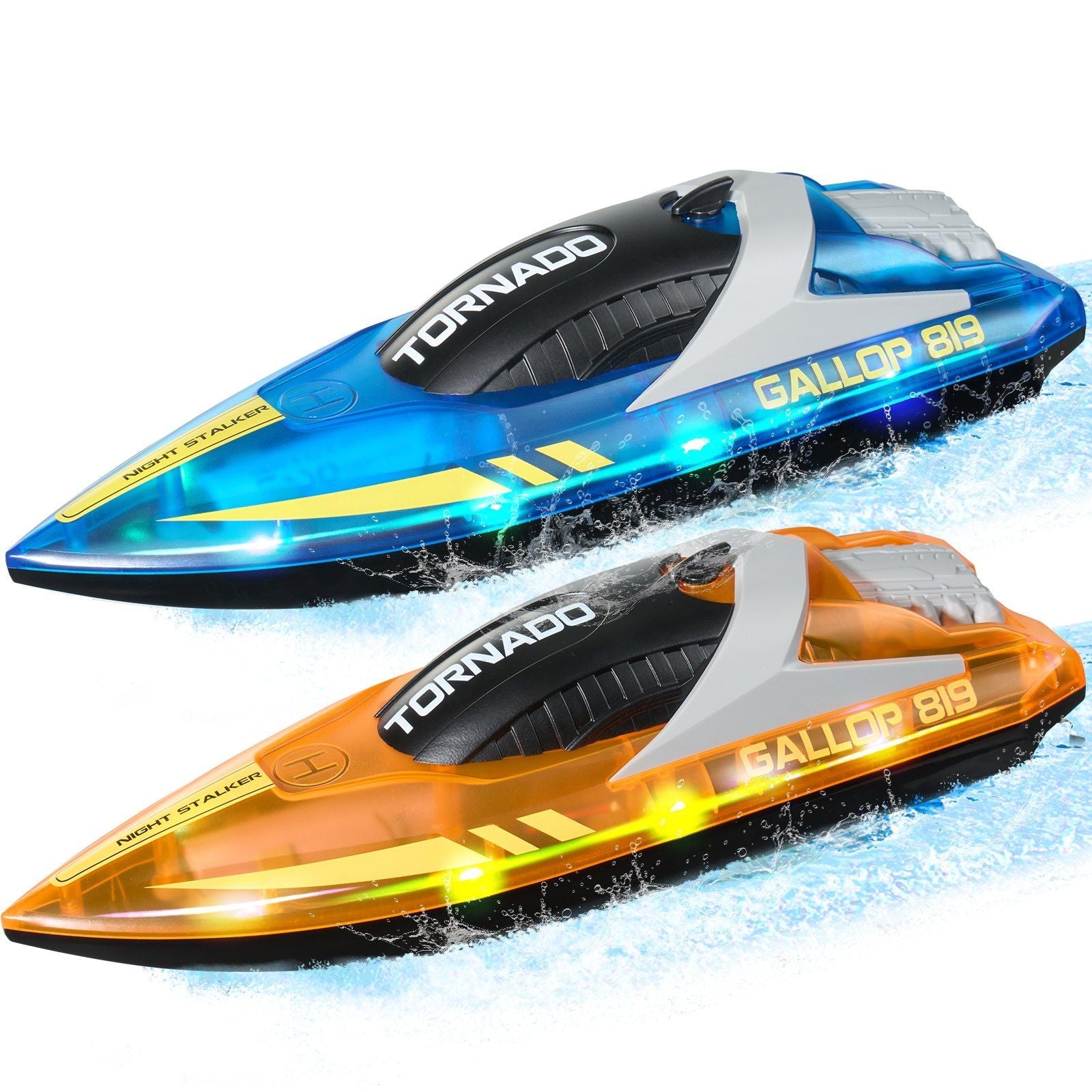 2-Pack RC Racing Boat 2.4GHz Remote Control
