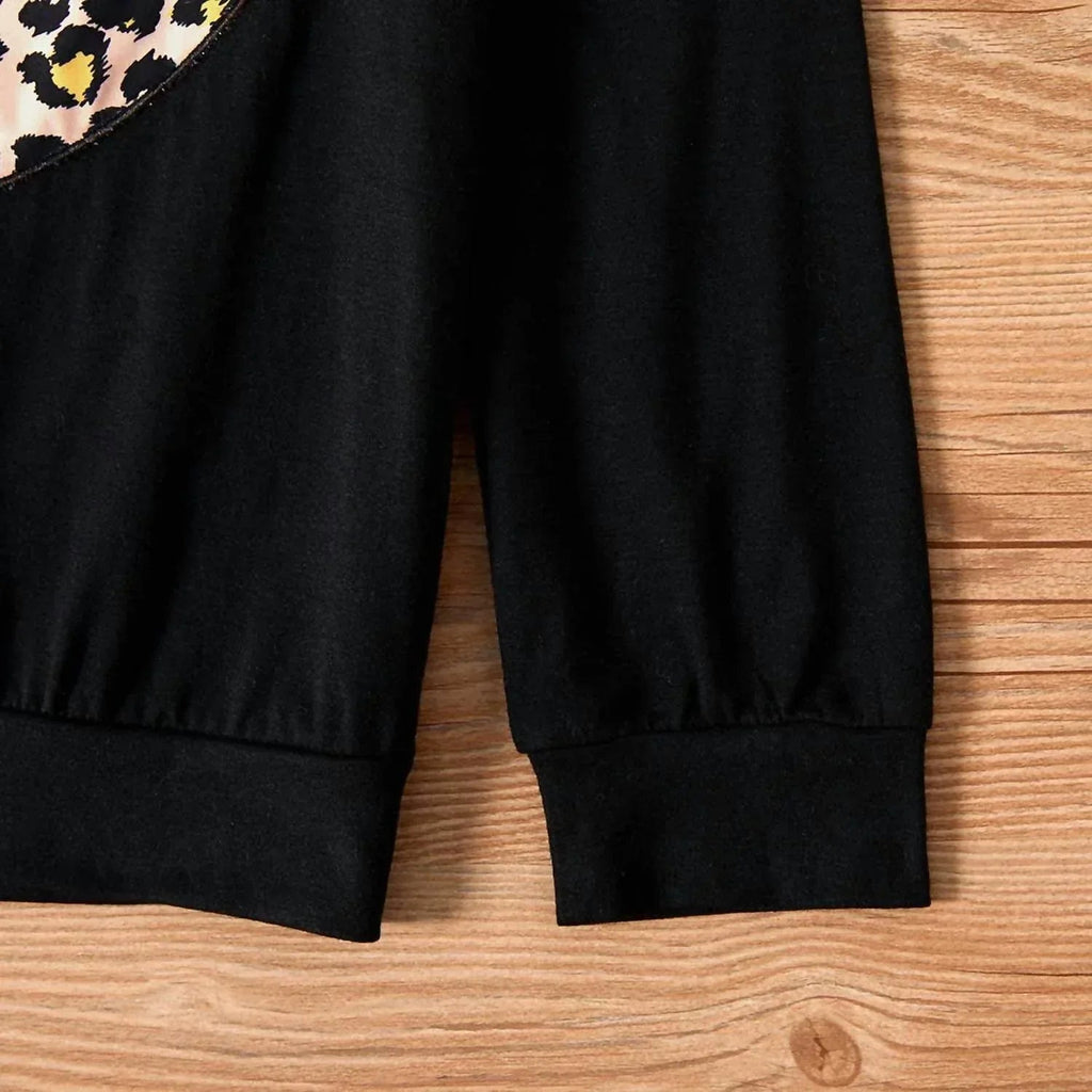 Girl's 2-piece Sweatshirt And Ripped Jeans Set