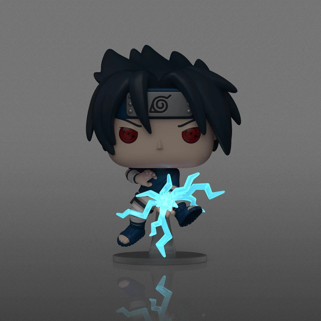 Naruto Sasuke Uchiha (Chidori) Glow-in-the-Dark Funko Pop! Vinyl Figure #1969 - Entertainment Earth Exclusive