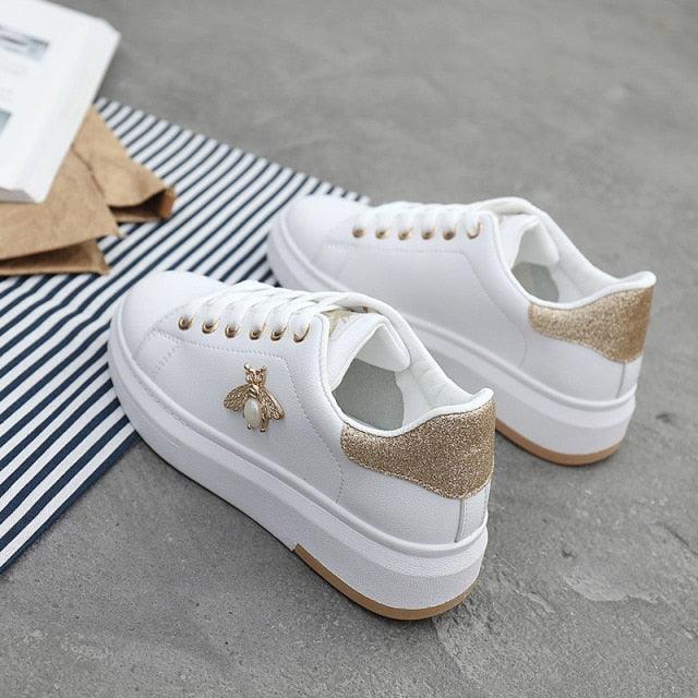 Women's Rhinestone Platform Sneakers