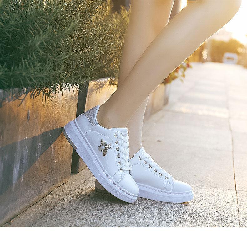 Women's Rhinestone Platform Sneakers