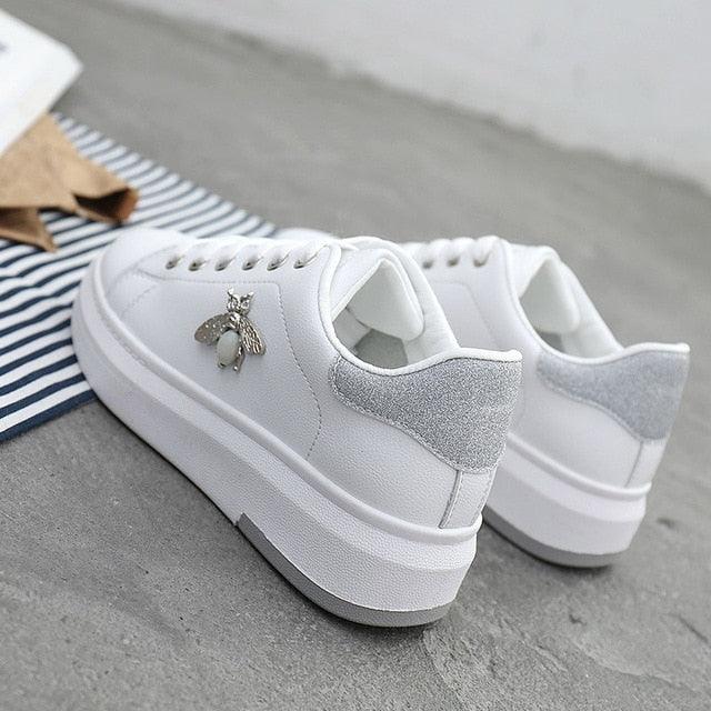 Women's Rhinestone Platform Sneakers